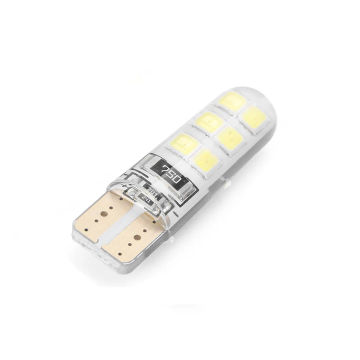 1pc Uniersal 360 Degree Car Lighting White T10 Car LED Canbus Error Free Bright Light Bulbs W5W 12SMD 2835 Auto Accessories