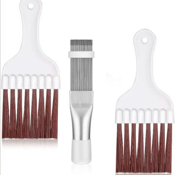 Air Conditioner Condenser Fin Cleaning Brush Coil Condenser Brush AC Fin Comb Stainless Steel Air Refrigerator Fin Brush