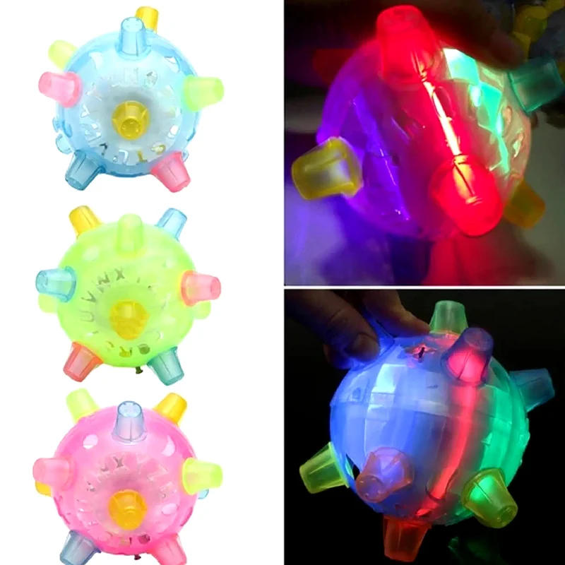 Description Picture 4 of itemJumping Activation Ball For Dogs Flashing Ball Light Sounds Jump Automatically
