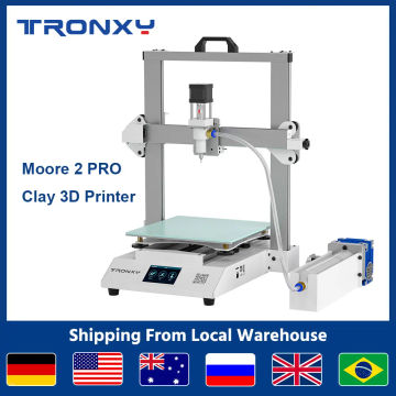 Tronxy Ceramic Clay 3d Printer Moore 2 Pro Exclusive OSG Dual Core Guide Rail Print 32 Bit Silent Mainboard