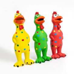 Pet Dog Toy Rubber Chicken Puppy Sound Squeaker Chew Toys for Dogs Puppy Cat Interactive Pet Supplies Dog Products