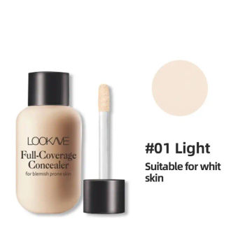 Waterproof 3 Color Liquid Concealer Matte Fully Covering Face Blemishes Mark Spot Dark Circles Lasting Even Skin Tone Waterproof