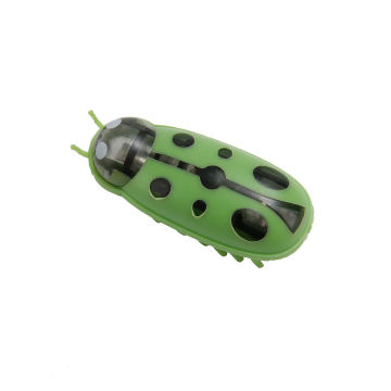 Pet Interactive Mini Electric Bug Cat Toy Cat Escape Obstacle Automatic Flip Toy Battery Operated Vibration Supplies Cats