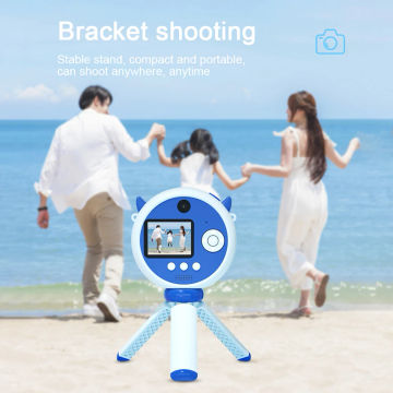 1080P HD Camcorder Portable Digital Photo Camera 2.0 Inch IPS Screen Tripod Photographing for Baby Girl Boy Birthday Gift