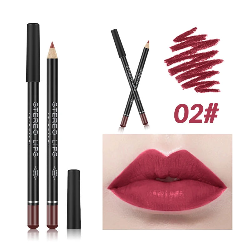 12 Colours Lipstick Pencil Lip