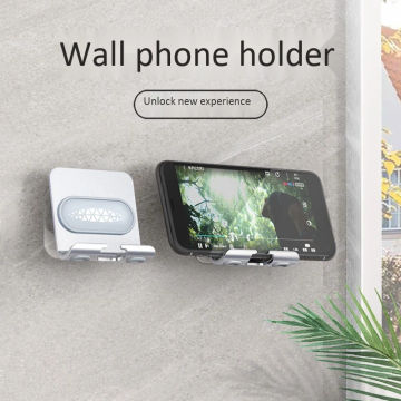 Wall Phone Holder Mount ,Update Version Wall Phone Mount for Bathroom,Kitchen Office