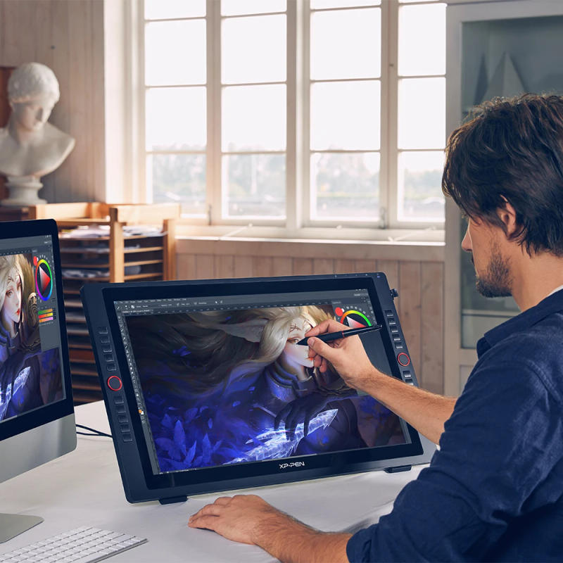 Description Picture 2 of itemXPPen Artist 24 Pro 23.8 inch Drawing Tablet Pen Display Graphics Monitor 8192 Pen Pressure 2K QHD Tilt-Support Battery-Free