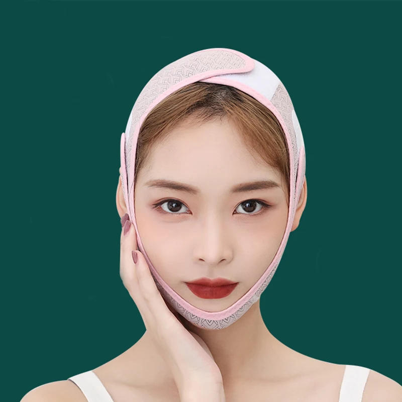Description Picture 4 of itemElastic Face Slimming Bandage V Line Face Shaper Women Chin Cheek Lift Up Belt Facial Anti Wrinkle Strap Face Care Slim Tools
