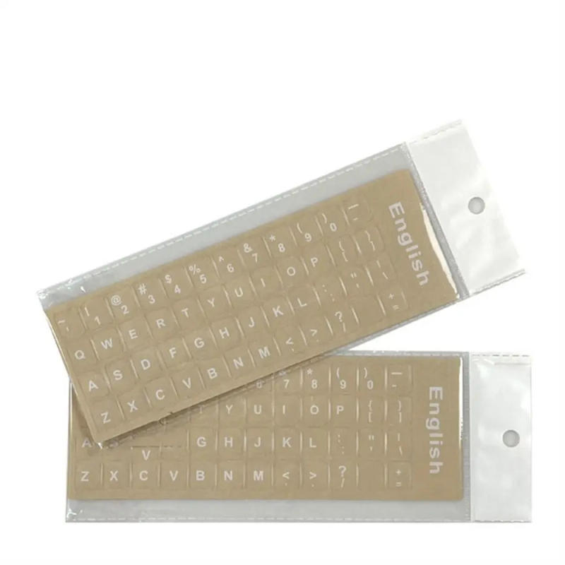 Description Picture 4 of itemRussian English Transparent Keyboard Stickers Korean Hebrew Language Alphabet for Computer PC Dust Protection Laptop Accessories