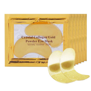 1Pair Eye Mask Effective Gold Crystal Collagen Eye Skin Firming Patch Remove Dark Circles Relieve Eye Fatigue Skin Care Supplies