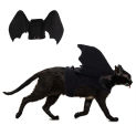 Pet cat dog Halloween bat costume Funny wings Cat spider bell foldable chest strap