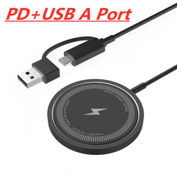 30W Magnetic Wireless Charger Pad for iPhone 14 13 12 Pro Max Promax Mini Mag Chargers USB A PD Magnet  Fast Charging Station