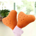 Resistance of pet products plush toys new pet dog bite dog toy chicken leg