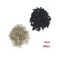 100pcs black 6mm