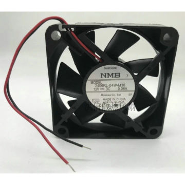 New CPU Fan for NMB 2406RL-04W-M30 12V 0.08A 2-wire Silent Cooling Fan 6CM 60*60*15mm