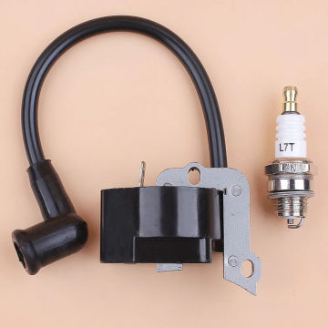 Ignition Coil Spark Plug Kit Fit STIHL FS55 FS55C FS46 FC55 FS38 FS45 FS55 HL45 HS45 KM55 Trimmer Brushcutter # 4140 400 1308