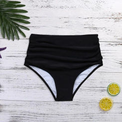 High Waist Bikini Bottom Women Swimming Panties Ladies Summer Fashion Printed Sexy Bikini Swim Shorts Bottom Women Swimsuit 2022