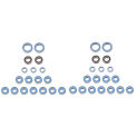 36PCS Rubber Sealed Ball Bearing Kit For Tamiya CC-01 CC01 1/10 RC Car Upgrades Parts Accessories