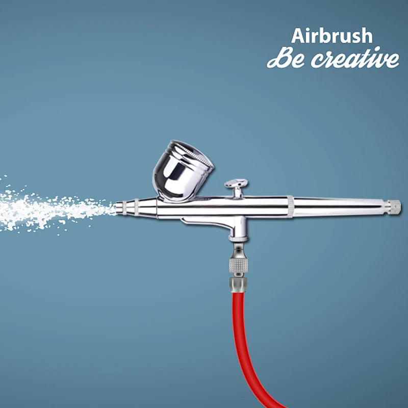 Description Picture 5 of item0.2MM Gravity Feed Dual-Action Airbrush Kit Trigger Spray Gun Sprayer for Makeup Art Craft Model Paint Spraying Hobby Air Brush