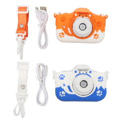 Children Camera Eye Protection 2in IPS Screen USB Charging Video Camera 1080P Video Mini for Party for People Aged 6 and Above