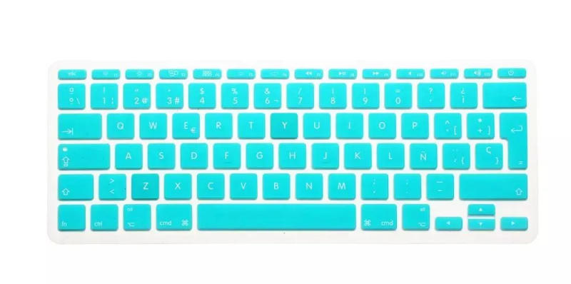 Description Picture 3 of itemNew Silicone Spanish Letter Keyboard Cover For Macbook Air 11.6 inch A1465 A1370 Protector for Mac book keyboard Spanish Spain