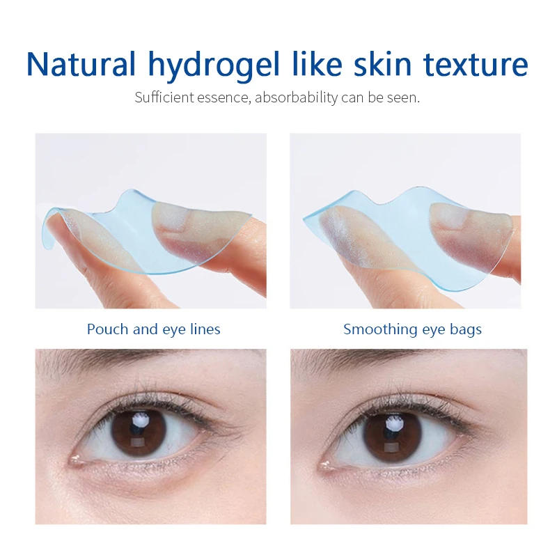 Description Picture 6 of item60pcs Hyaluronic Acid Hydrogel Collagen Eyes Patch Moisturizing Hydrating Eye Mask Stickers Anti-aging Firming Whiten Skin Care