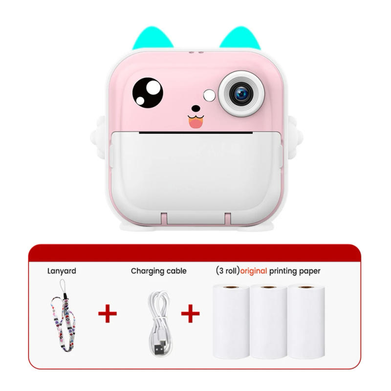 Description Picture 6 of item2.4Inch Digital Children Camera Instant Print for Thermal Print Camera Instant Photo Printing Camera Video Kids Toys for Girls
