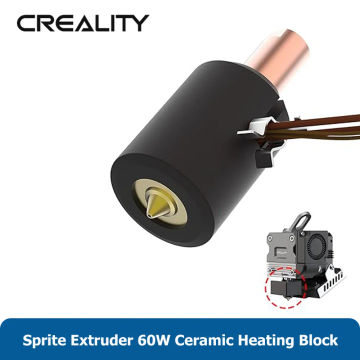Creality Sprite Extruder 60W 300℃ Ceramic Heating Block Upgrade Replacement Kit for Ender 3 S1 Pro / Ender 3 S1 / CR10 Smart Pro