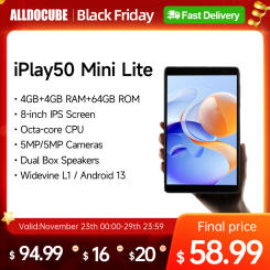 Alldocube iPlay50 Mini Lite Tablet Android 13 8inch Widevine L1 Virtual Memory 4GB+4GB RAM+64GB ROM 4000Mah Battery 5G WiFi