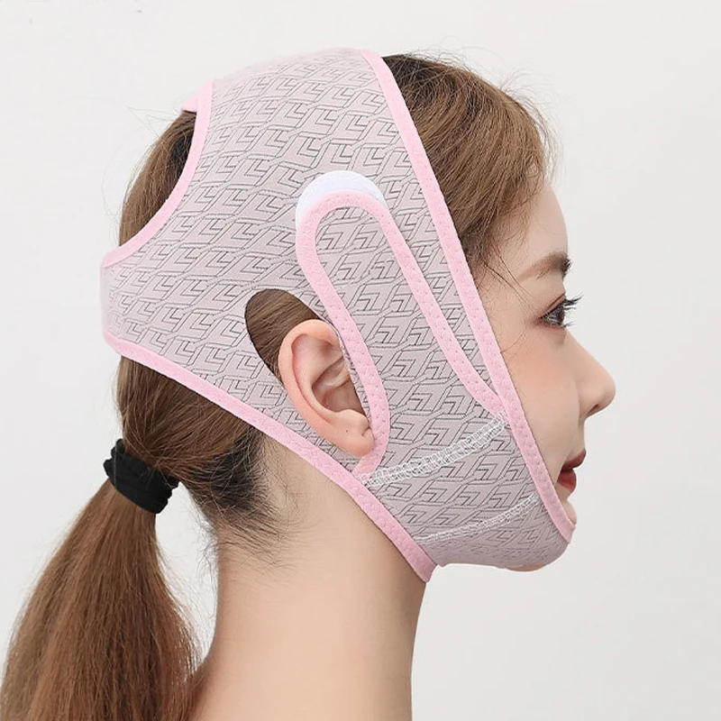 Description Picture 5 of itemElastic Face Slimming Bandage V Line Face Shaper Women Chin Cheek Lift Up Belt Facial Anti Wrinkle Strap Face Care Slim Tools