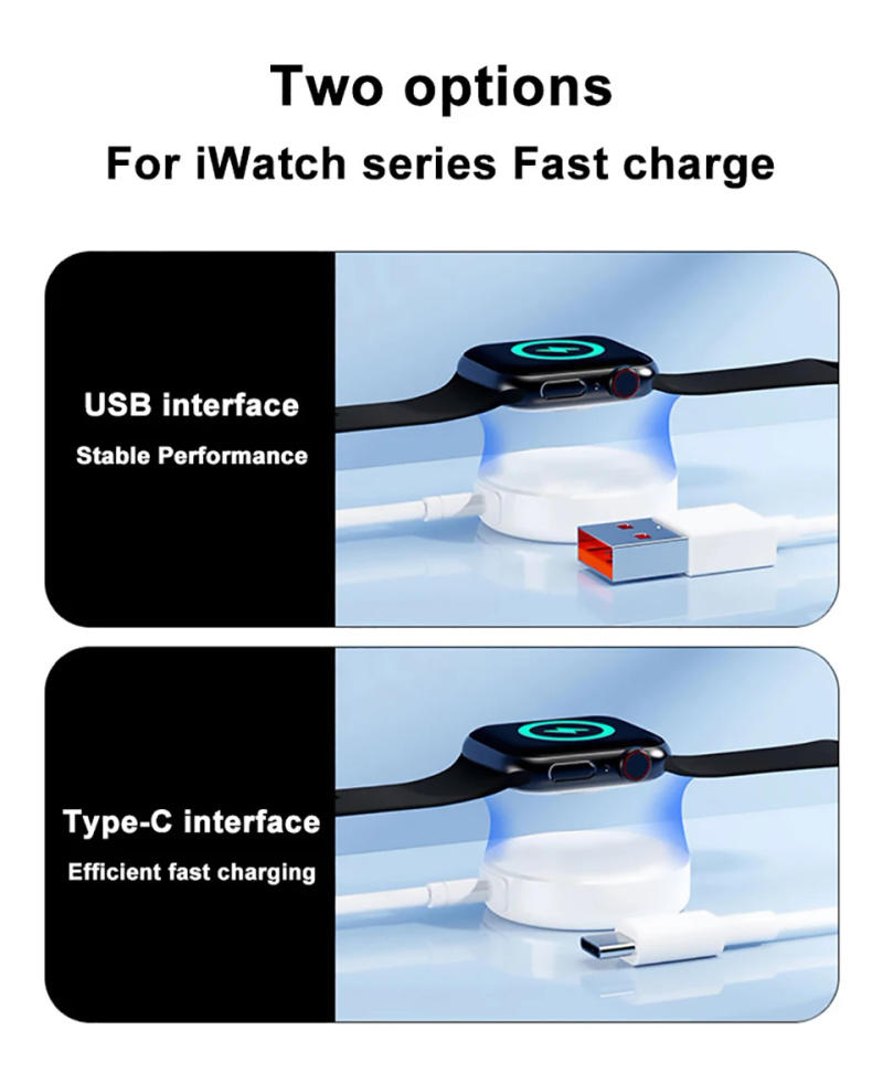 Description Picture 3 of itemFor Apple Watch Original Magnetic Wireless Charger For iWatch 8 7 6 SE Series Ultra 5 4 3 2 Portable USB C Fast Charging Cbale