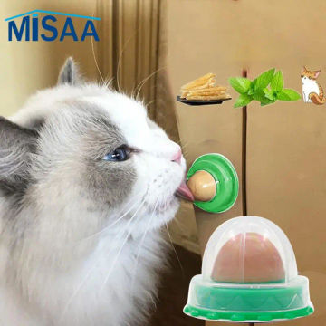 Cat Lollipop Feline Candy Mint Long Strong Pills Energy Ball Cat Nutrition Candy Cream Licking Solid Candy Cats Snacks Cat Toys
