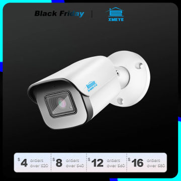 XMEYE 8MP 4K POE IP Camera Audio CCTV Security Video Surveillance Waterproof IR Night Vision H265 V80M