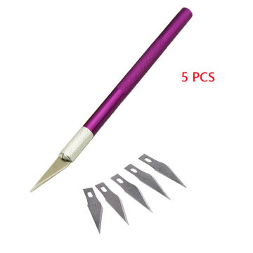 5/9pcs Non-Slip Metal Scalpel Knife Tools Kit Paper Cutter Engraving Craft Knives Mobile Phone PCB DIY Repair Hand Tools Blades