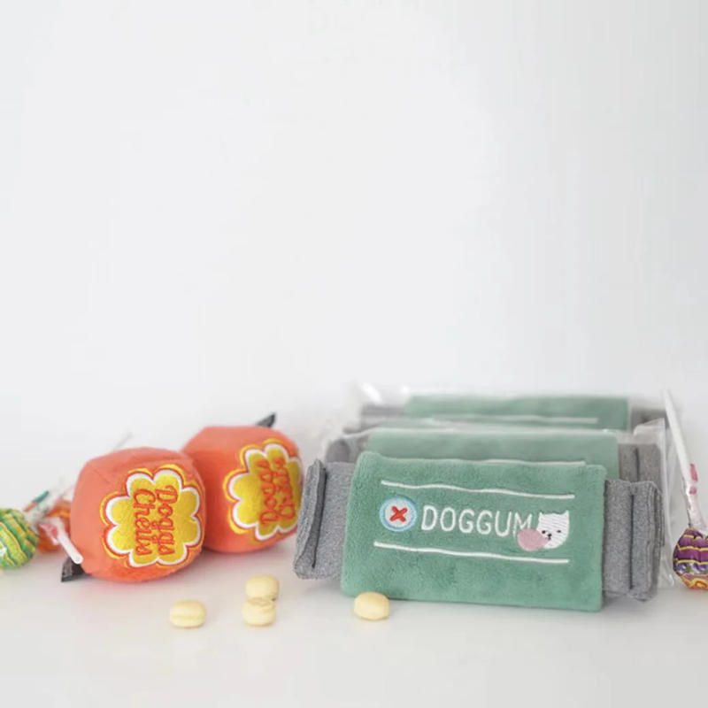 Description Picture 6 of itemThe New INS Chewing Gum Hides Food, Makes Sounds, and Slowly Eats Toys Dog Pet Cat Dog Sniffs To Find Food Plush Toys Dog Toys