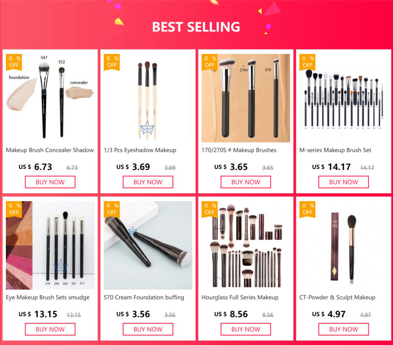 Description Picture 2 of itemNew M-171S Angled Cream Blush Brush Liquid Powder Makeup Brushes Liquid Blush Foundation Blending Brush Angled Foundation Brush