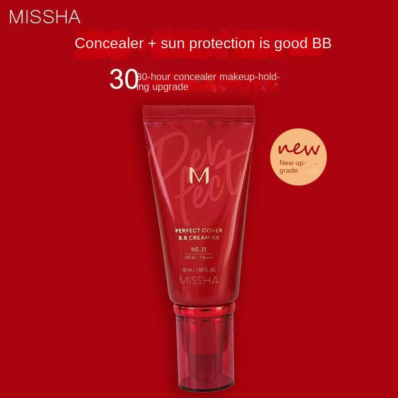 Description Picture 4 of itemMISSHA M Perfect Cover BB Cream RX # 23 Natural Beige Liquid Foundation Durable Waterproof Whitening Concealer Korean Cosmetics