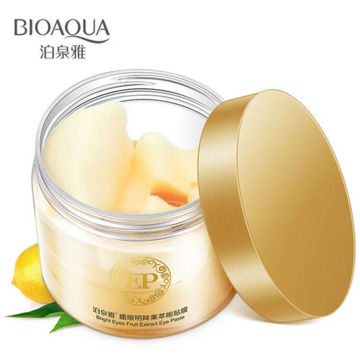 BIOAQUA 60pcs/120ml Eye Mask Lemon Serum Extract Essence Moisturizing Lift Firming Ageless Anti-Wrinkle Dark Circles Eye Patches