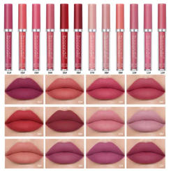 Matte Easy To Apply Full Color Liquid Lipstick Velvet Lipstick Can Hold Makeup For A Long Time Fine And Smooth Texture Lip Paste