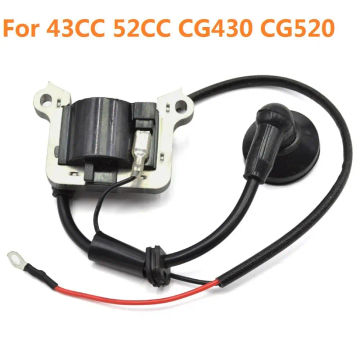 Ignition Coil Magneto Module for 43CC 52CC CG430 CG520 Trimmer Brush Cutter Chainsaw Lawn Mower Parts Garden Tools Accessories