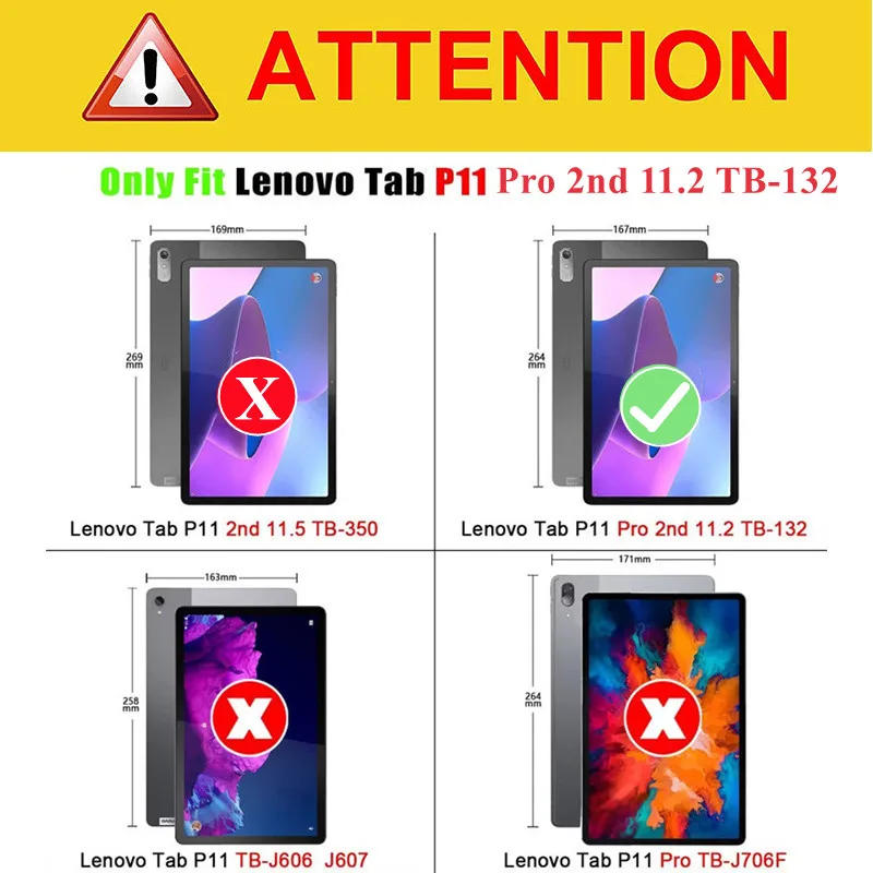Description Picture 3 of item3PC PET Soft Film For Lenovo Tab P11 Pro Gen 2 11.2 inch 2022 Screen Protector Film For Xiaoxin Pad Pro 2022 11.2 TB-138FC 132FU