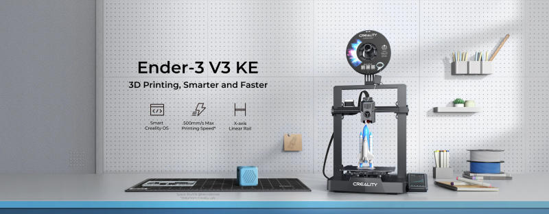Description Picture 2 of itemCreality 3D Ender-3 v3 KE Printer Upgrade Sprinte Direct Drive Extruder Hands-free Auto Leveling 32 Bits Silent Motherboard