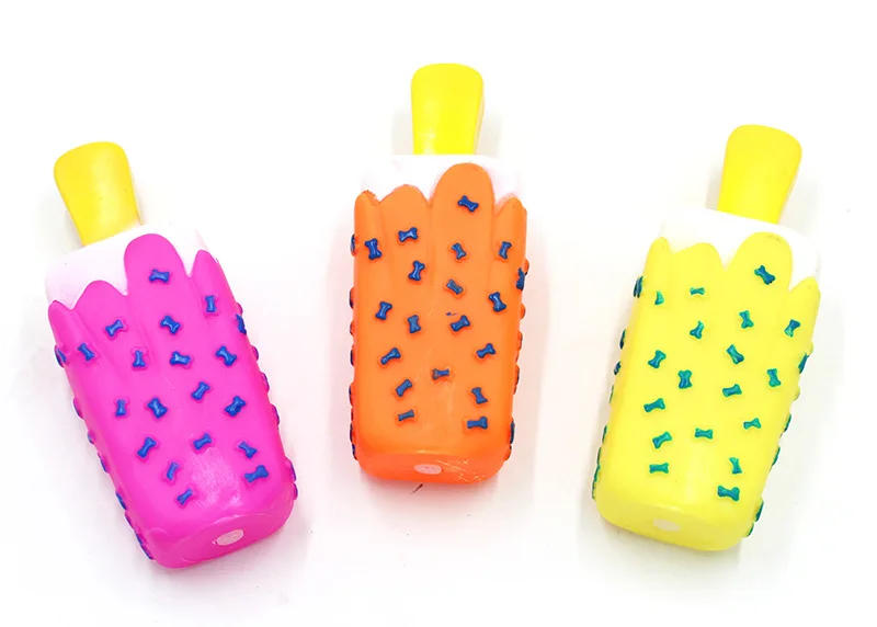 Description Picture 5 of itemDog Squeak Toy Clean Teeth Dog Chew Toy Ice Cream Squeak Rubber pet dog puppy Play pet toy Dog Squeak