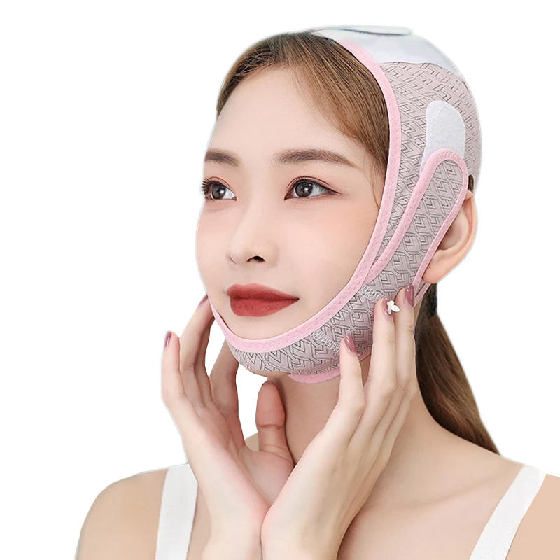 Description Picture 3 of itemElastic Face Slimming Bandage V Line Face Shaper Women Chin Cheek Lift Up Belt Facial Anti Wrinkle Strap Face Care Slim Tools