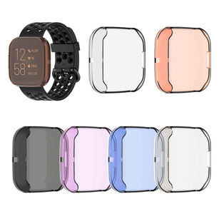 All Coverage Transparent Anti-Scratch Watch Protective Case Cover for Versa 2
