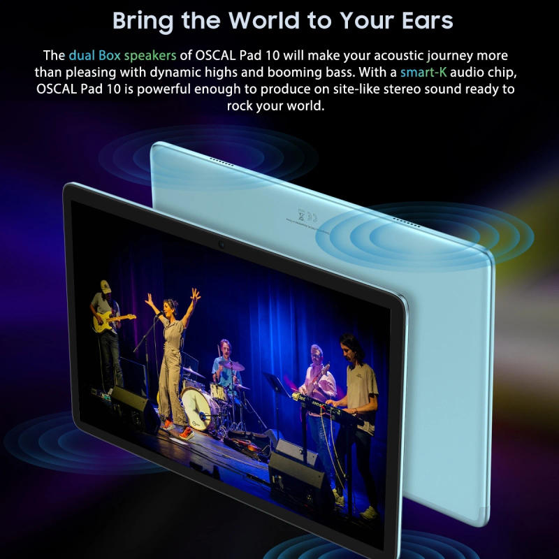 Description Picture 4 of itemBlackview OSCAL Pad 10 10.1'' FHD Display 8GB+128GB 13MP+8MP Camera Android 12 Unisoc T606 Octa Core 4G Tablet PC Global Version