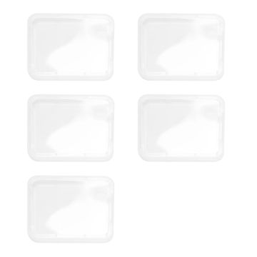 5 Series Memory Card Case Box Protective Case for SD SDHC MMC XD CF Card White transparent