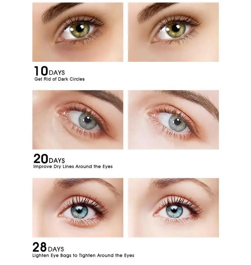 Description Picture 4 of item60PCS 24K Gold Seaweed Eye Mask Patch Moisturizing Eye Mask Dilution Dark Circles Fine Lines Black Pearl Eye Care Sticker TSLM1