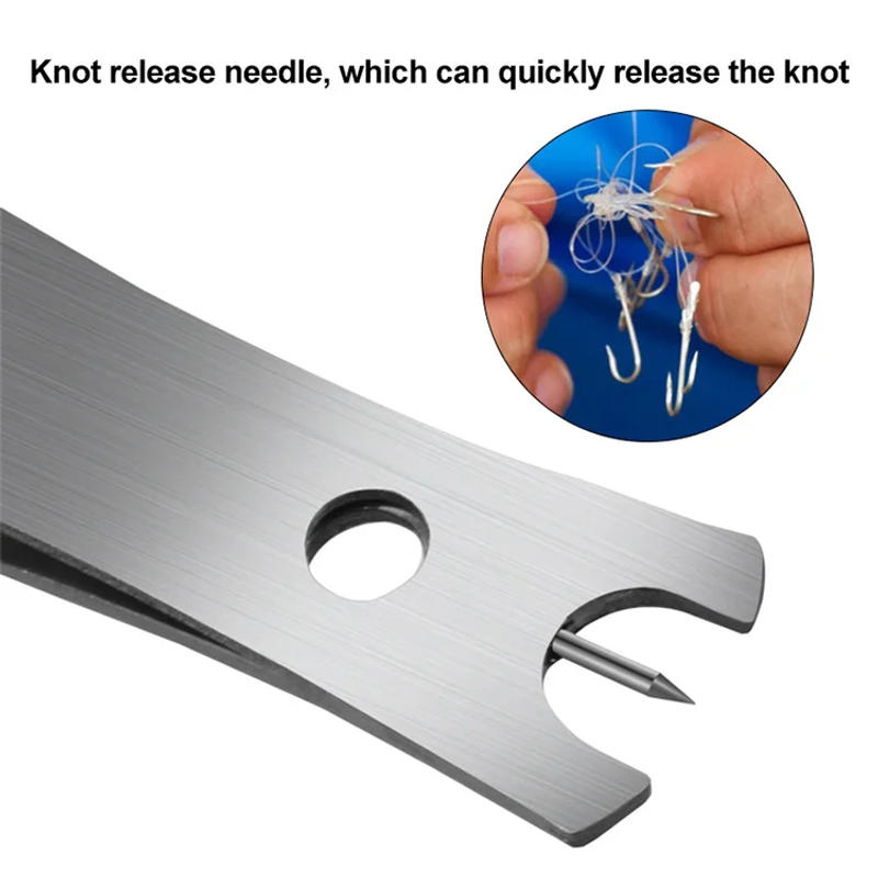 Description Picture 4 of itemFishing Line Cutter Nipper Stainless Steel Multifunctional Fishing Loop Opener Plier Gadget Multi-purpose Scissors
