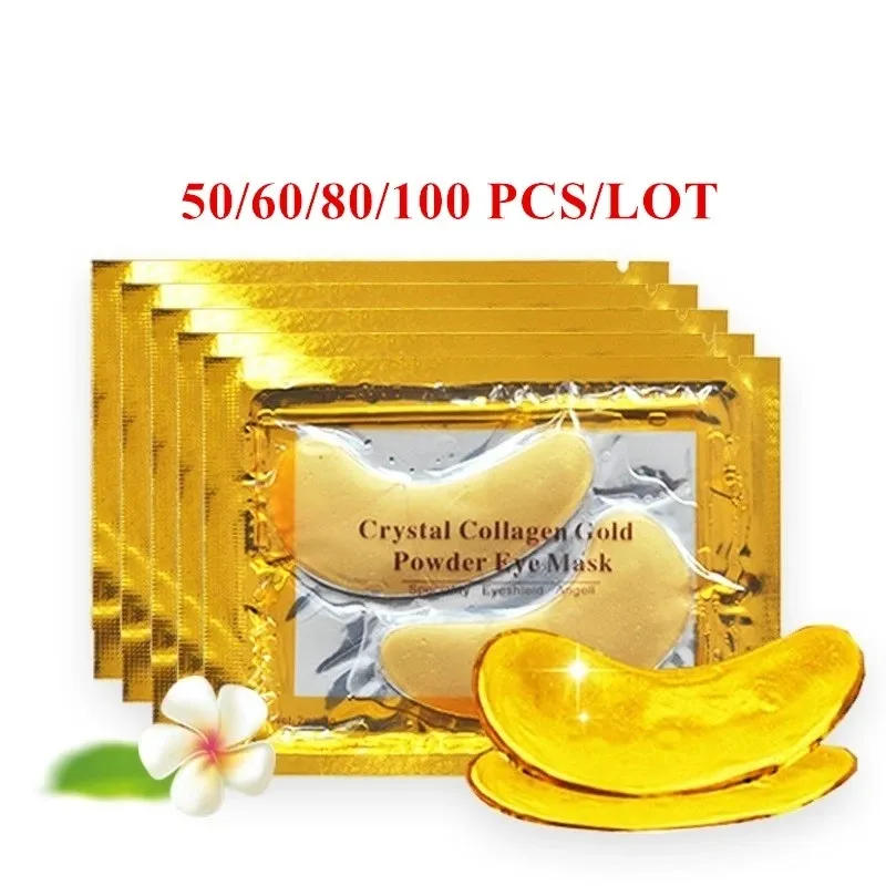 Description Picture 2 of item50/60/80/100 Pcs Crystal Collagen Gold Eye Mask Dark Circles Acne Beauty Patches For Eye Skin Care Korean Cosmetics